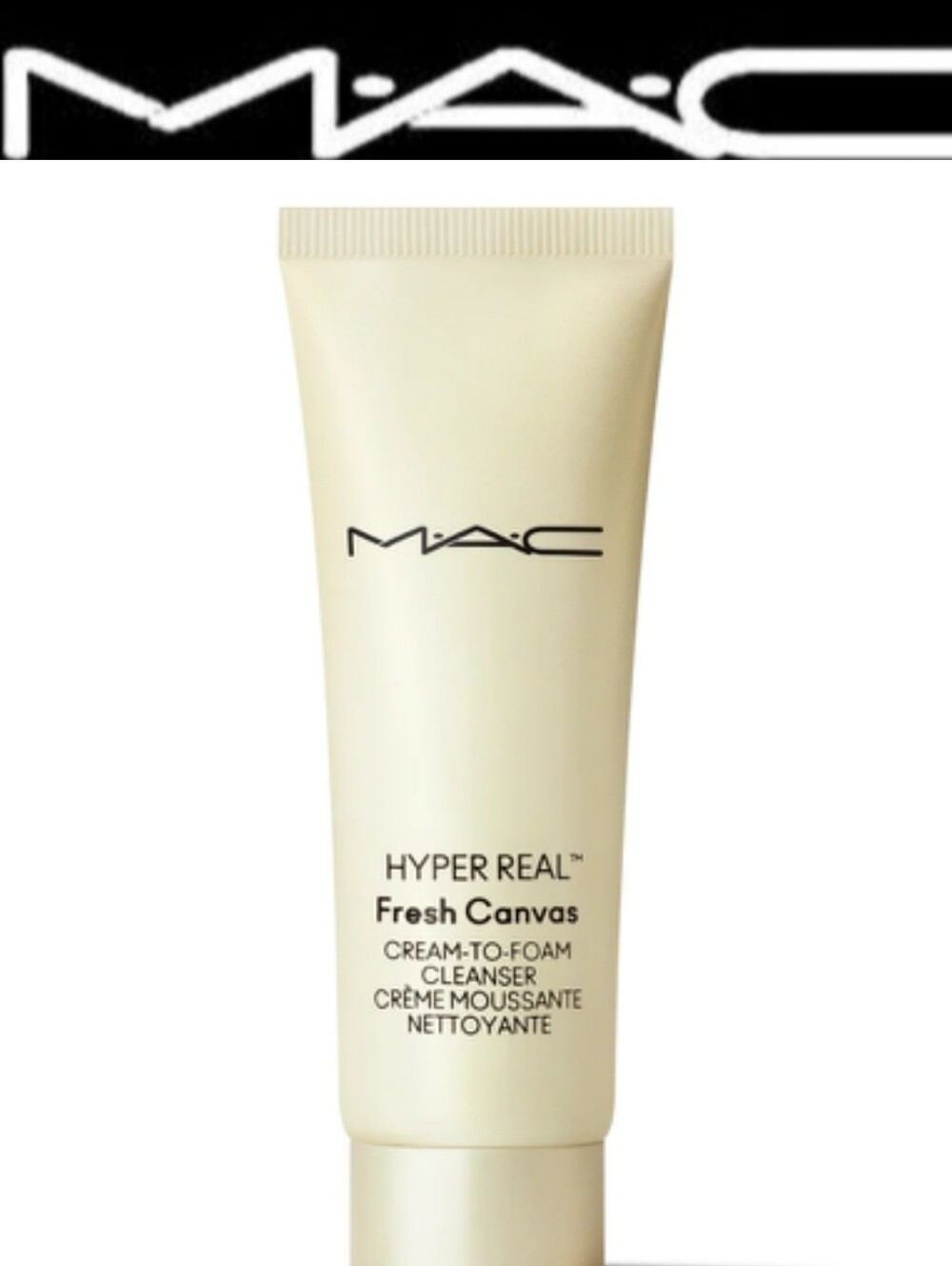MAC Cosmetics Hyper Real Fresh Canvas Crean-To-Foam Cleanser- Mini Mac